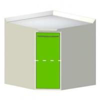 EKO.LAN - модуль с дверцей, регулируемой по высоте полкой