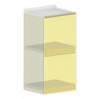 SHY.46S - колонный модуль с 2 закрытыми отделениями, 2 полками для оборудования