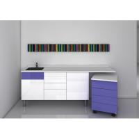 Jakarta  - комплект мебели для хранения стоматологических инструментов, с выдвижными ящиками