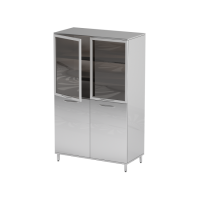 AR-88 - шкаф закрытого типа, нержавеющая сталь, 2 секции