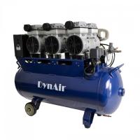 DA7003D - безмасляный компрессор для 5-ти стоматологических установок, с осушителем, с ресивером 70 л, 410 л/мин