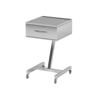 AT-B31.3 - столик передвижной инструментальный, нержавеющая сталь, 1 выдвижной ящик