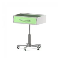 AR-31.3 - столик передвижной, металл в полимере, 1 выдвижной ящик