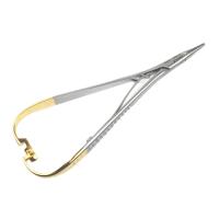 Иглодержатель MATHIEU прямой с твердосплавными вставками, 14 см