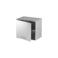 AT-S35 - тумба навесная, нержавеющая сталь, 1 дверца