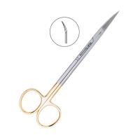 Ножницы хирургические изогнутые Kelly TC, 160 мм зубчатая поверхность