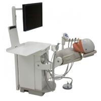 Стоматологическая установка стационарный симулятор, со светильником
