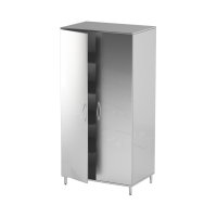 AT-S12 - шкаф закрытого типа, нержавеющая сталь, 4 полки