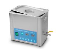 BTX-600 5L H - ультразвуковая мойка с регулируемым подогревом и краном для слива воды, корпус из нержавеющей стали, 5 л