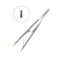 Иглодержатель хирургический прямой Castroviejo-Gomel TC,16 см