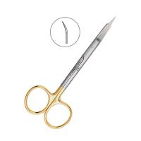 Ножницы хирургические изогнутые Goldmann-Fox TC,125 мм