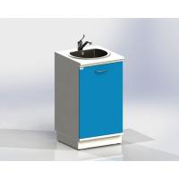 М1 - тумба напольная на подиуме серия Люкс, с мойкой и смесителем