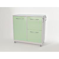 AR-42 - тумба передвижная, металл в полимере, 2 выдвижных ящиков