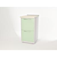 AR-13 - тумба напольная, металл в полимере, 2 выдвижных ящика