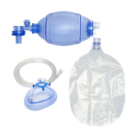 AERObag - взрослый ручной аппарат ИВЛ (мешок Амбу), объём 1500 мл, одна маска, размер 5, ПВХ, одноразовый
