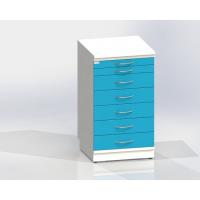 Т7 - тумба напольная на подиуме, 7 выдвижных ящиков