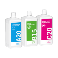 Orochemie Kit - комплект дезинфицирующих средств для рук, инструментов, поверхностей, 3 флакона по 1 л