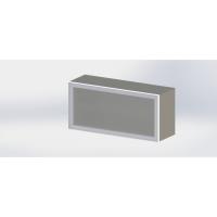 Н5Б - тумба навесная, дверца стекло в алюминиевой рамке, с бактерицидной лампой