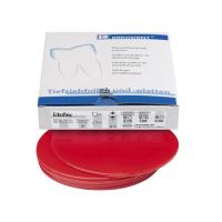 Erkoflex color - термоформовочные пластины, цвет глубокий красный, диаметр 125 мм, 5 шт.