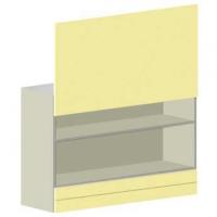 SHY.050 - настенный модуль с 2 полками и вертикально открывающейся дверью