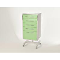 AR-38 - тумба передвижная, металл в полимере, 5 выдвижных ящиков