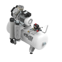 EXTREME 3D 50L - безмасляный компрессор без кожуха, с ресивером 50 л