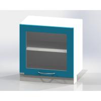 Н2 (л) - тумба навесная, дверца стекло в металлической рамке