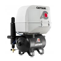 Cattani 45-165 - безмасляный стоматологический компрессор для CAD/CAM, трехцилиндровый, в пластиковом кожухе, c осушителем, с ресивером 45 л, 165 л/мин