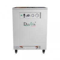 DA7001DCS - безмасляный компрессор для одной стоматологической установки, с осушителем, с кожухом, с ресивером 30 л, 137 л/мин