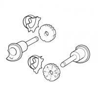 PDR-вставки (пара) для всех артикуляторов PROTAR evo