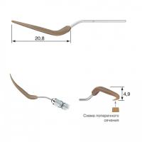 V-P11L - насадка с двойным изгибом к скейлерам Varios (3шт.)