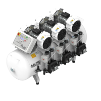 EXTREME MP 500L - безмасляный компрессор без кожуха, с ресивером 500 л