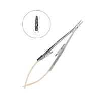 Иглодержатель микрохирургический прямой CastroviejoTC, 14,0 см