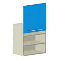 EPS.C09 - настенный модуль с 2 полками и вертикально открывающейся дверцей