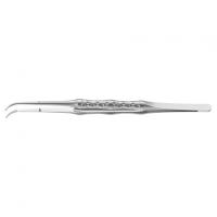 DX061R - пинцет стоматологический, анатомический, серия Ergoperio, изогнутый, длина 175 мм