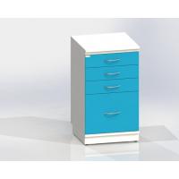 Т4 - тумба напольная на подиуме, 4 выдвижных ящика