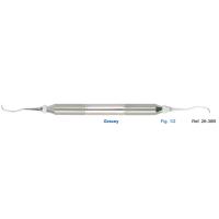 Кюрета парадонтологическая Gracey, форма 1/2, ручка DELUXE, диаметр 10 мм