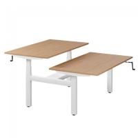 Ergotrade TwistDouble - эргономичный стол с ручной регулировкой высоты и двумя столешницами