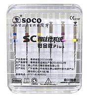 SOCO SC PLUS - машинные файлы с памятью формы, длина 21-25 мм, 6 шт.