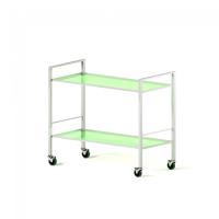 AR-H32 - столик передвижной инструментальный, металл в полимере, 2 полки
