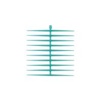 Кольцевые кламмеры прямые GEO, самоклеющиеся, 10 пластин x 20 шт.