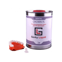 Gorky Liquid Dental Crown FL SLA - фотополимерная смола для стоматологии, цвет A1-A2, B2, OM3 по шкале Вита, 1 кг