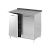 AR-25 - тумба напольная, нержавеющая сталь