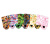 Tie Dye Mouthguards Multicolor - многоцветные пластины для вакуумформера, 4,0 мм (6 шт.)