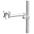 DS-40-1 - кронштейн для стоматологической установки, длина 360 мм, провода частично снаружи