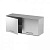 AT-S37 - тумба навесная, нержавеющая сталь, 2 дверцы