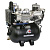 Cattani 45-165 - безмасляный стоматологический компрессор для CAD/CAM, трехцилиндровый, c осушителем, с ресивером 45 л, 165 л/мин